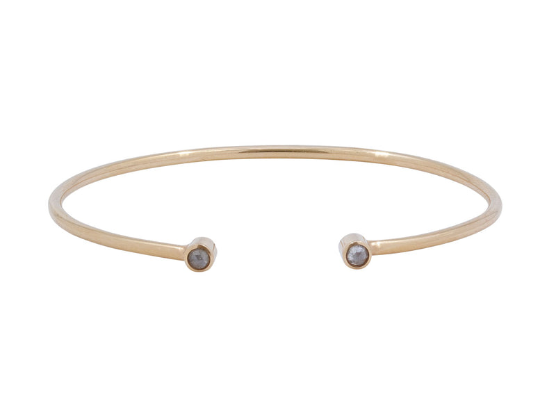 Vintage 18K Rose Gold Filled Twist Bangle Bracelet – Ladies 2X Large (80mm) – Stackable, Handmade