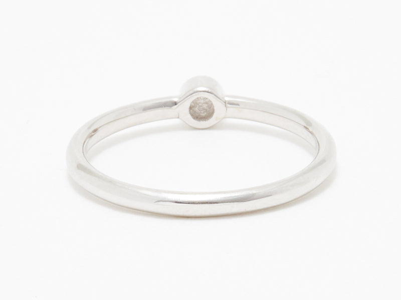 18K White Gold Ring with Brown Fancy Diamond Center and White Diamonds