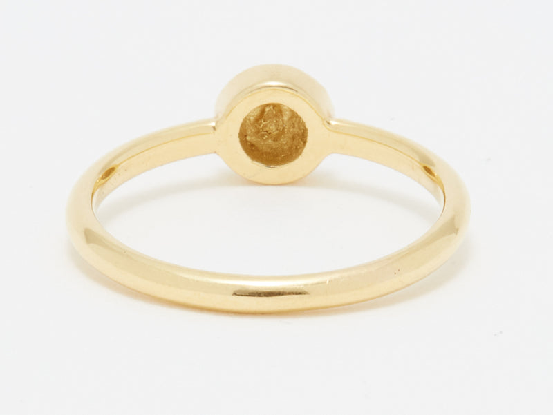 Brown and White Diamond Ring