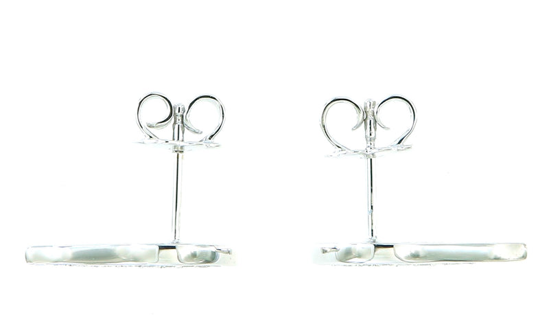 Pavé Diamond Wave Earrings